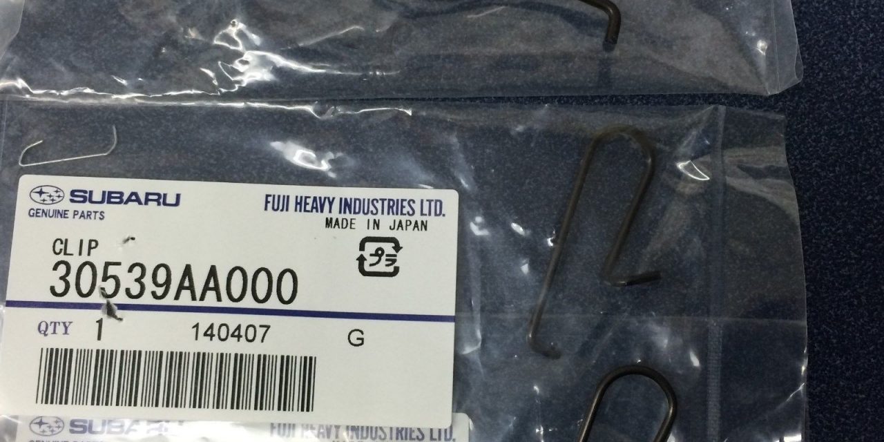 Genuine OEM Subaru Clutch Fork Spring KIT